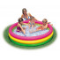 57422 Бассейн надувной Радуга малый 147х33 надувной пол